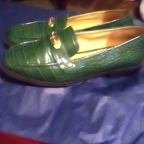 Michael Kors Finley Croc Embossed Loafer Size 8.5 - Picture 5 of 5